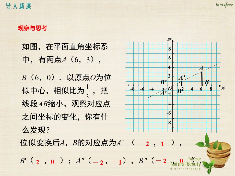 九年级数学上册_3.6平面直角坐标系中的位似第2课时课件新版湘教版.ppt_第3页